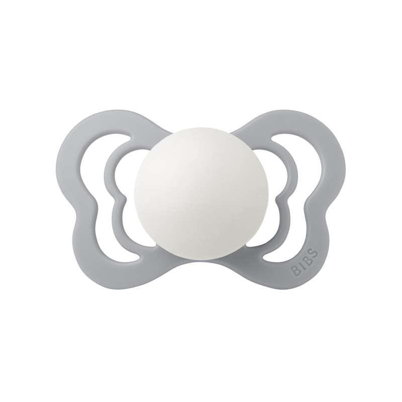 Bibs Couture Napp - strl. 2 - Silikon - GLOW - Moln 