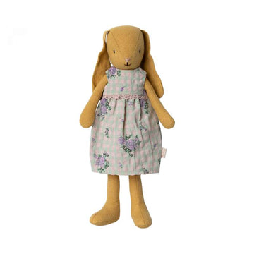 Maileg Kanin - Str. 2 - Dammig Gul - Klänning (24 cm.) 