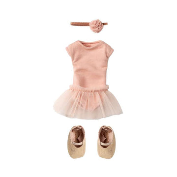 Maileg Ballettdräkt och Tyllkjol - strl. 2 - Rosa 