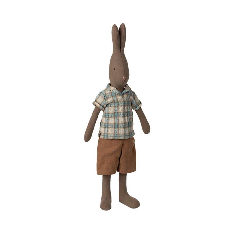 Maileg Hare - strl. 3 - Brun - Blus och Shorts 