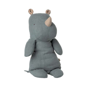 Maileg Safari Vänner - Näshorn - Medium - Stövet Blå 