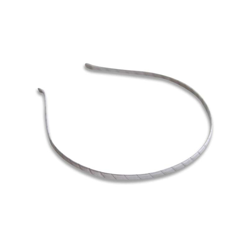 Loukrudt Hårbåge - smal (ljus grå) 
