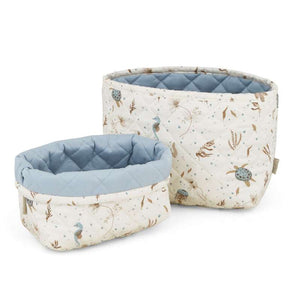 Cam Cam Copenhagen Quiltade Förvaringskorgar - 2 st. - OCS - Havsblomma 