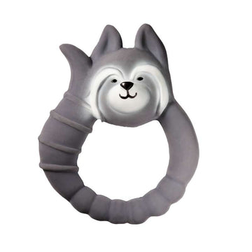 Natruba Bitering i naturgummi - Tvättbjörn - Grå 