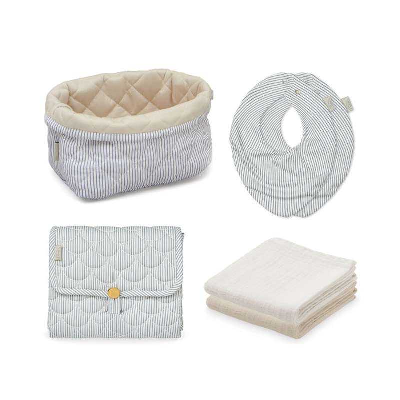 Cam Cam Copenhagen Babyset - Lille - Klassiska ränder Blå 