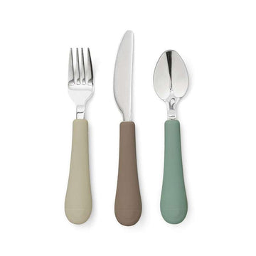 Cam Cam Copenhagen Barnbestick - Regnbåge - Olive Mix 