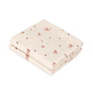 Cam Cam Copenhagen Stofble - 2-pack - GOTS - Bows 