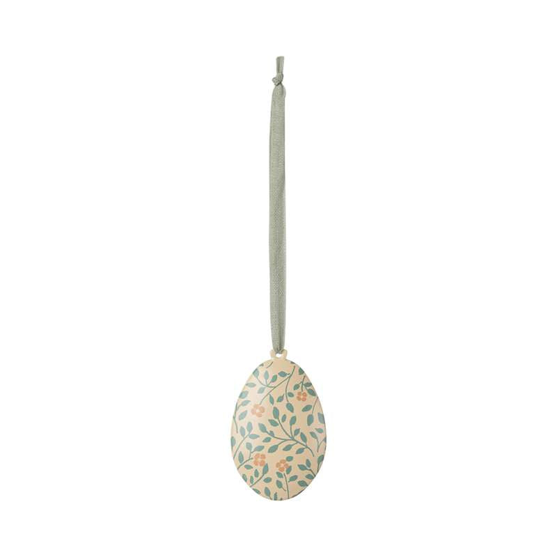Maileg Påskägg upphäng - Blad - Mörk Mint 