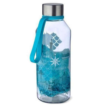 Carl Oscar WisdomFlask Vattenflaska m. Rem - 0.65L - Water (Turkos) 