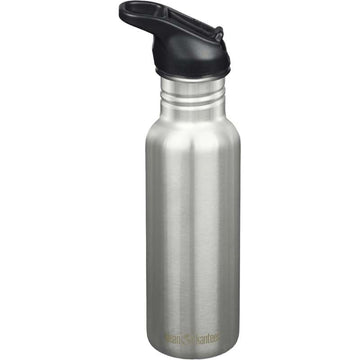 Klean Kanteen Classic Drickflaska - Flip/Seal SportCap - 532ml - Borstad Rostfritt 