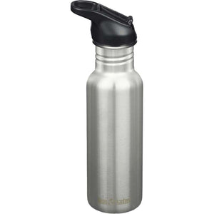 Klean Kanteen Classic Drickflaska - Flip/Seal SportCap - 532ml - Borstad Rostfritt 