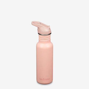 Klean Kanteen Classic Drickflaska - Flip/Seal SportCap - 532ml - Peach Parfait 