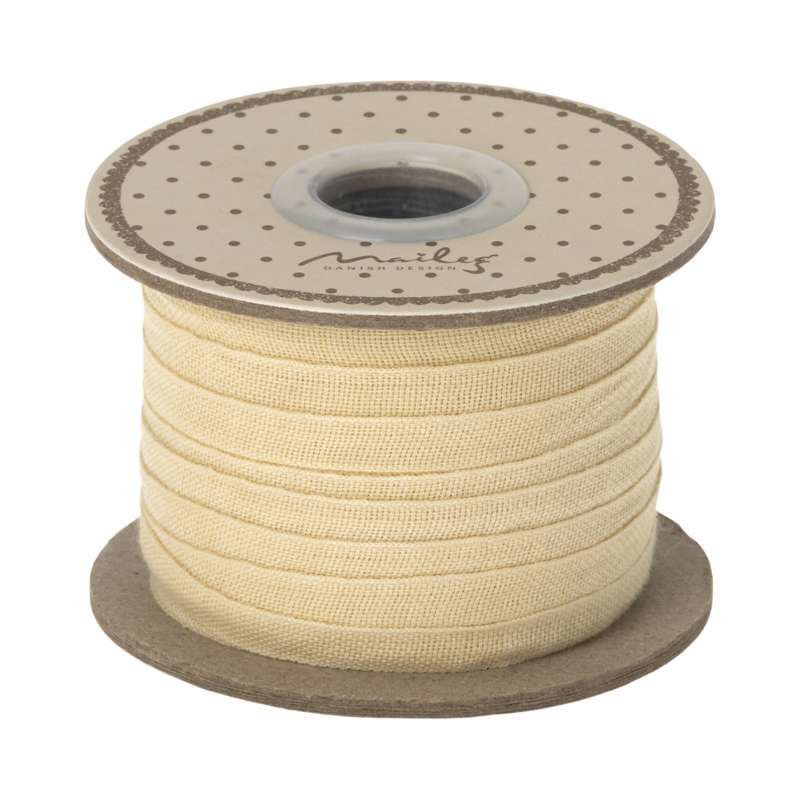 Maileg Presentband - Kräm - 25 meter/0,6 cm. 