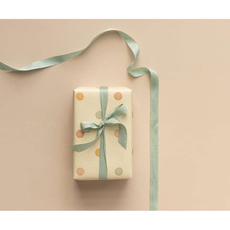 Maileg Presentband - 13mm/10m - Dämpad Mint