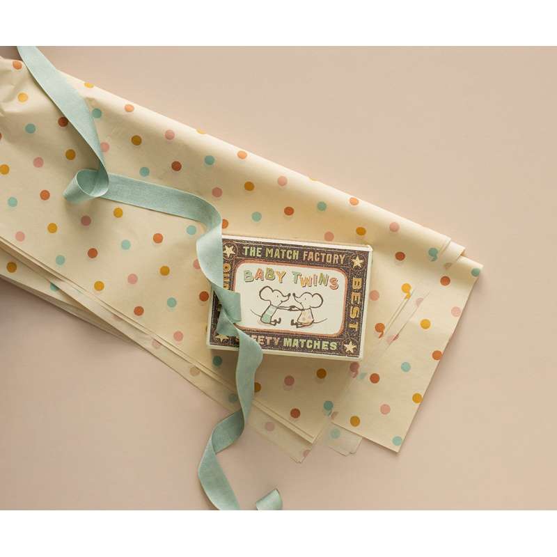 Maileg Presentband - 18mm/10m - Dämpad Mint
