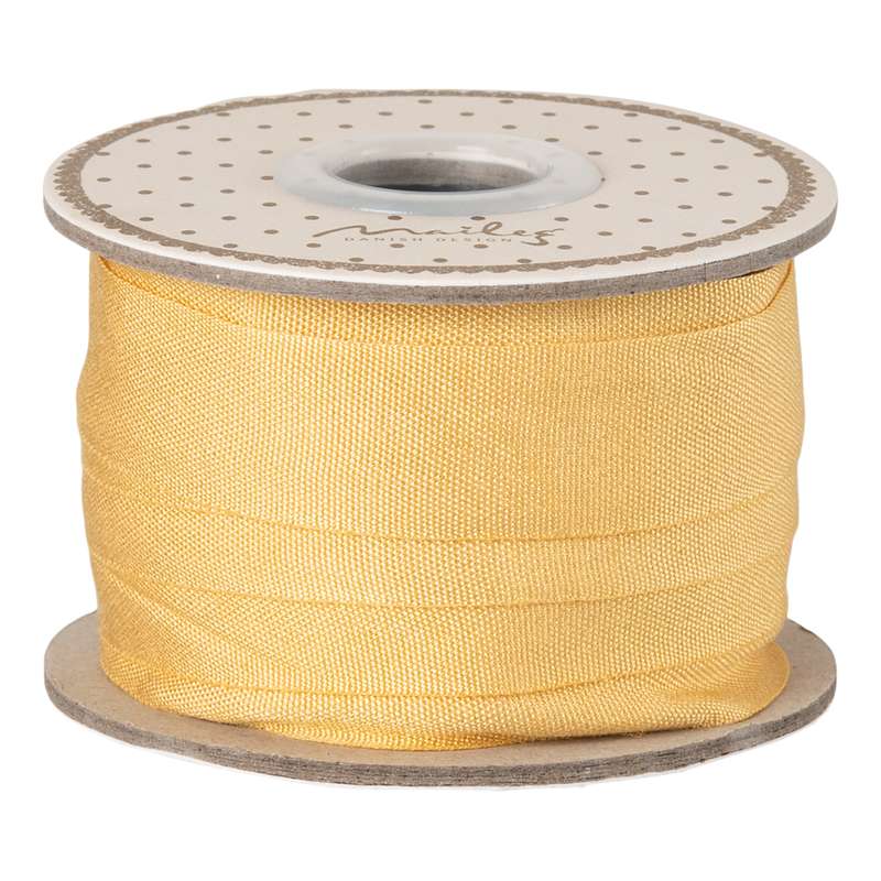 Maileg Band - 18 mm - 10m - Gul 