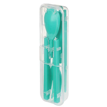 Sistema Matpaketstillbehör - To Go Bestickset m. Behållare - Minty Teal 