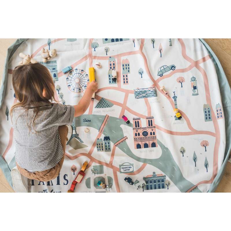 Play & Go Förvaringsmatta - Paris Karta 