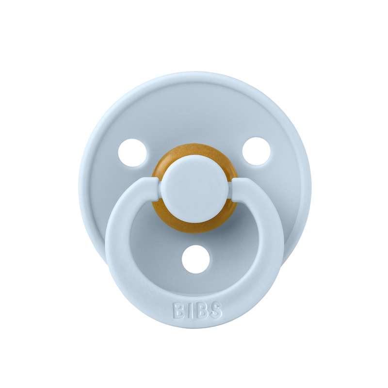 Bibs Anatomisk Colour Napp - strl. 2 - naturgummi - Baby Blue 