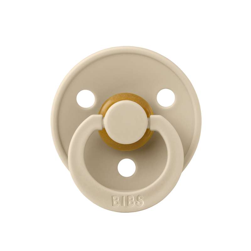 Bibs Anatomisk Colour Napp - strl. 2 - naturgummi - Vanilj 