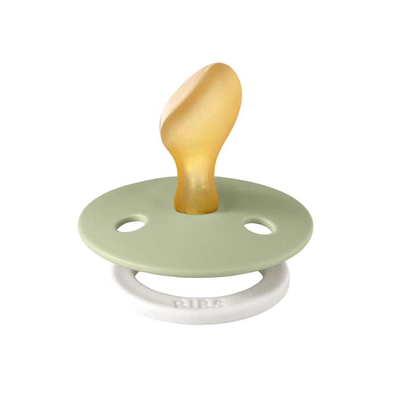 Bibs Anatomisk Colour Napp - strl. 2 - naturgummi - GLOW - Salvia 