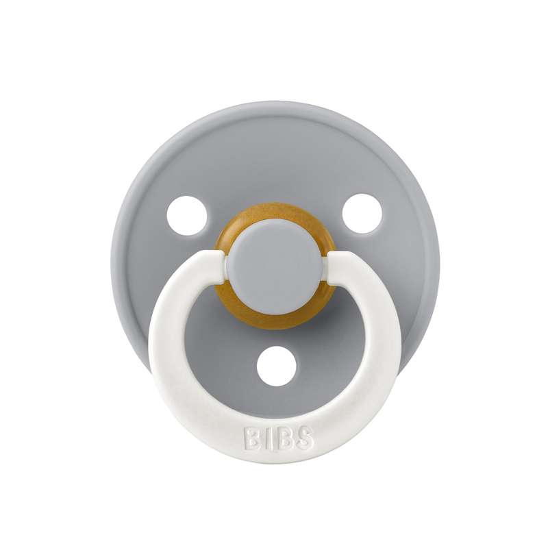 Bibs Anatomisk Colour Napp - strl. 2 - naturgummi - GLOW - Moln 