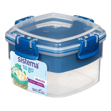 Sistema Snacklåda - Snack To Go - 400ml - Klar/Ocean Blue 