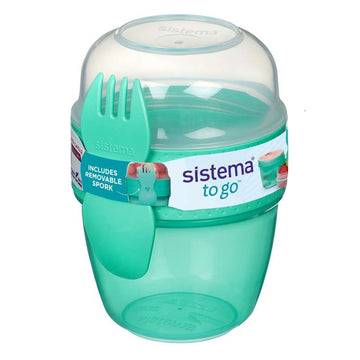 Sistema Snackbox - Snackkapsel att ta med - 515ml - Mintgrön 