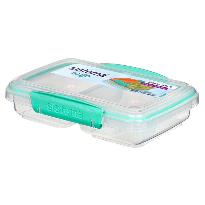 Sistema Snackboks - Small Split - 350ml - Mintgrön Teal 