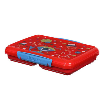 Sistema Multi Split Lunch - Madkasse/Snackbox - Kids - 820ml - One Eyed Alien/Watermelon