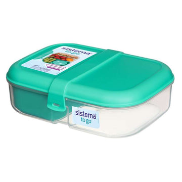 Sistema Matlåda - Ribbon Lunch - 1.1L - Klar/Minty Teal 