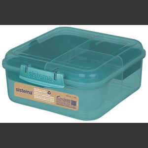 Sistema Ocean Bound Matlåda - Bento Cube - 1.25L - Teal Stone 