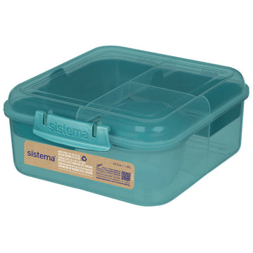 Sistema Ocean Bound Matlåda - Bento Cube - 1.25L - Teal Stone 