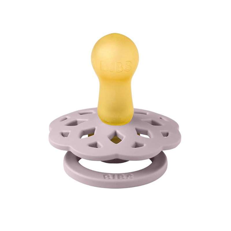 Bibs Boheme Napp - 2-Pack - strl. 1 - naturgummi - Blossom/Dämpad Lila 