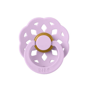 BIBS Rund Boheme napp - Str. 2 - Naturgummi - Violet Sky