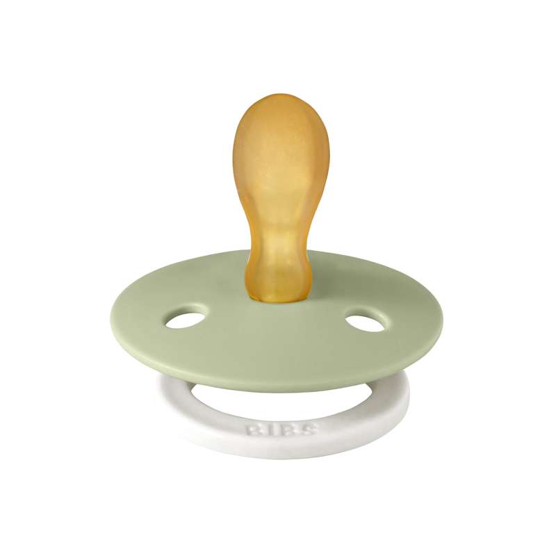 BIBS Symmetrisk Colour Sut - strl. 2 - naturgummi - GLOW - Salvia 