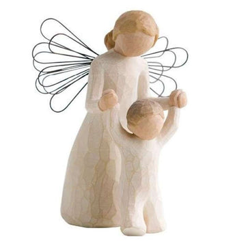Willow Tree Skyddsängel Figur (ängel med barn) 
