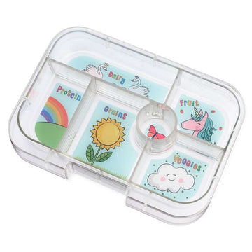 Yumbox Insatsbricka - Original Tray - 6 rum - Unicorn 