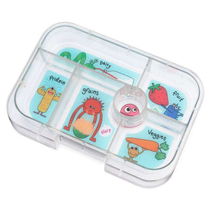 Yumbox Insatsbricka - Original Tray - 6 fack - Roliga Monster 