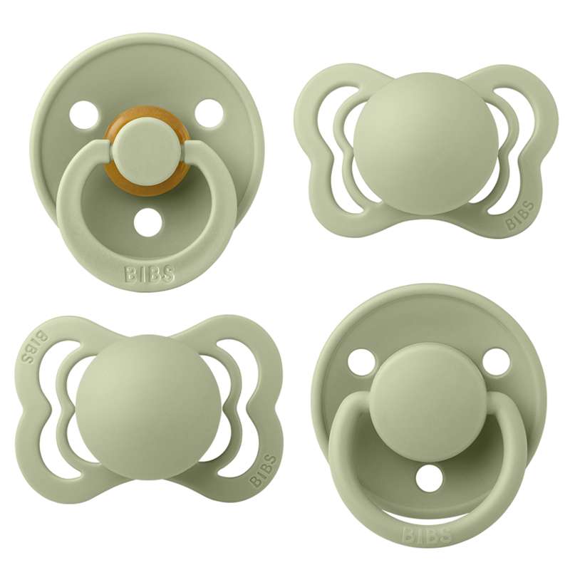 BIBS Try-It Collection - 4 Olika Nappar - strl. 1 - Salvia 
