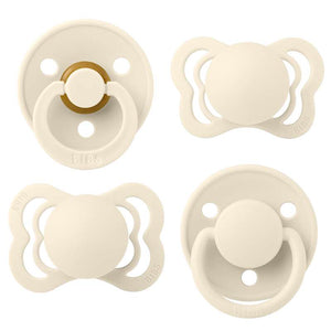 BIBS Try-It Collection - 4 Olika Nappflaskor - strl. 1 - Elfenben 