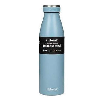 Termoflaske System - Rostfritt Stål - 500ml - Coast Blue 