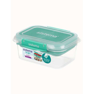 Sistema Rectangle Stax To Go - 1L - Mintgrön Teal 