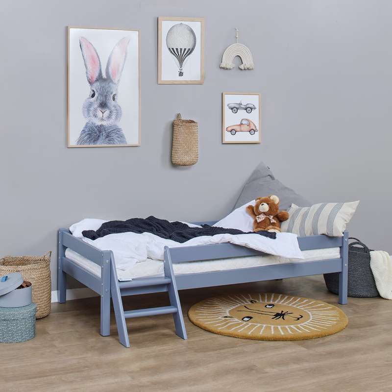 Kid'oh Juniorsäng m. Sweet Dream Madrass - Svanenmärket - 70x160 cm - Grå 