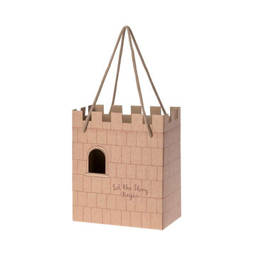 Maileg Papperspåse - Slot - Rosa 