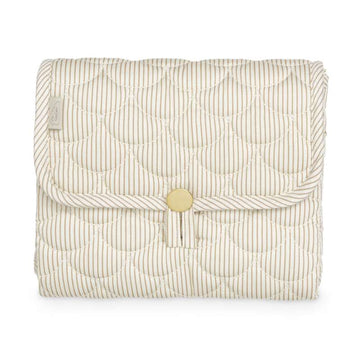 Cam Cam Copenhagen Pusselunderlag - Kviltat - OCS - Klassiska ränder Kamel 