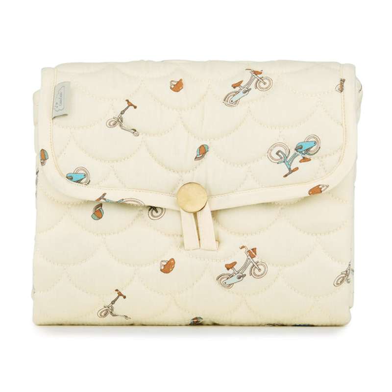 Cam Cam Copenhagen Pusselunderlag - Quiltat - OCS - Cyklar 
