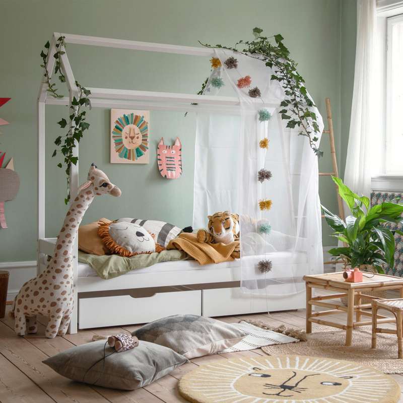 Hoppekids ECO Comfort - Hussäng - 70x160 cm. - Vit 