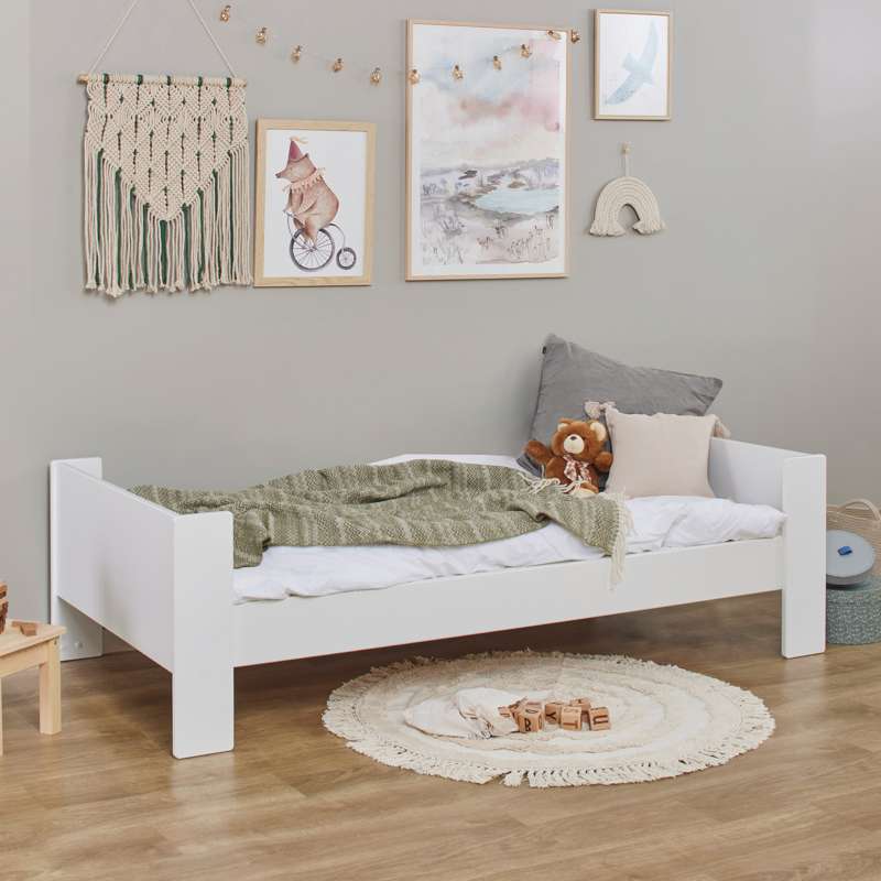 Hoppekids PURE - Juniorsäng 90x200 cm - Vit 