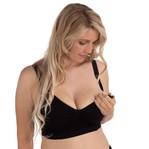 Carriwell New Mum Carri-Gel Amningsbh utan sömmar - svart 